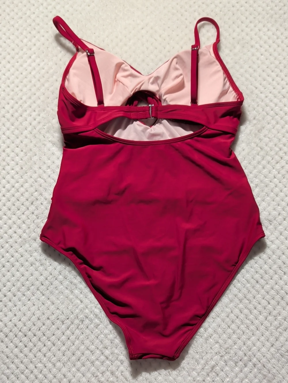 Cupshe Ruching Cutout One Piece Swimsuit